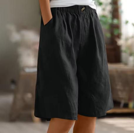 Renée | Short Décontracté Taille Élastique
