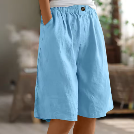 Renée | Short Décontracté Taille Élastique