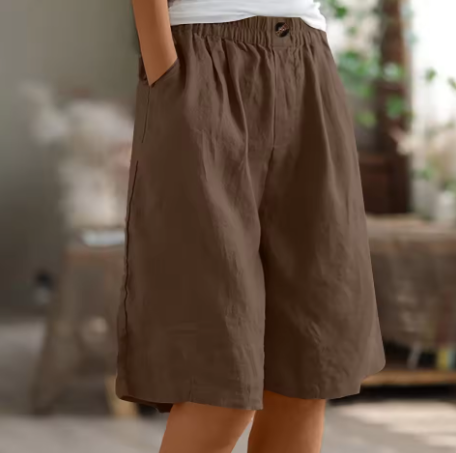 Renée | Short Décontracté Taille Élastique