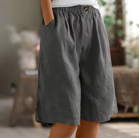 Renée | Short Décontracté Taille Élastique
