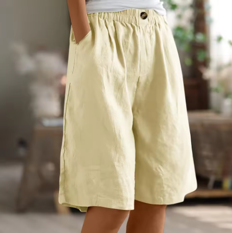 Renée | Short Décontracté Taille Élastique