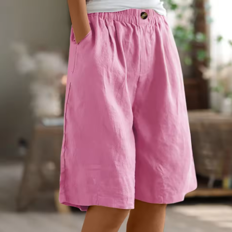 Renée | Short Décontracté Taille Élastique