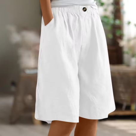 Renée | Short Décontracté Taille Élastique