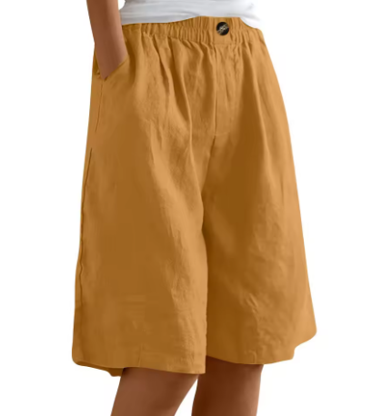Renée | Short Décontracté Taille Élastique