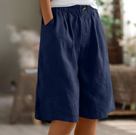 Renée | Short Décontracté Taille Élastique