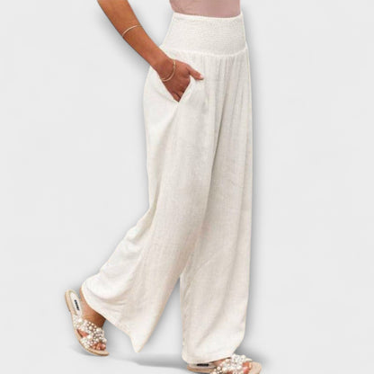 Théa | Pantalon Ample Décontracté Taille Souple