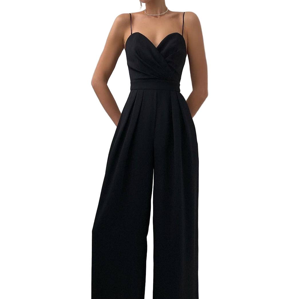 Isabelle | Combinaison Bustier Jambes Larges