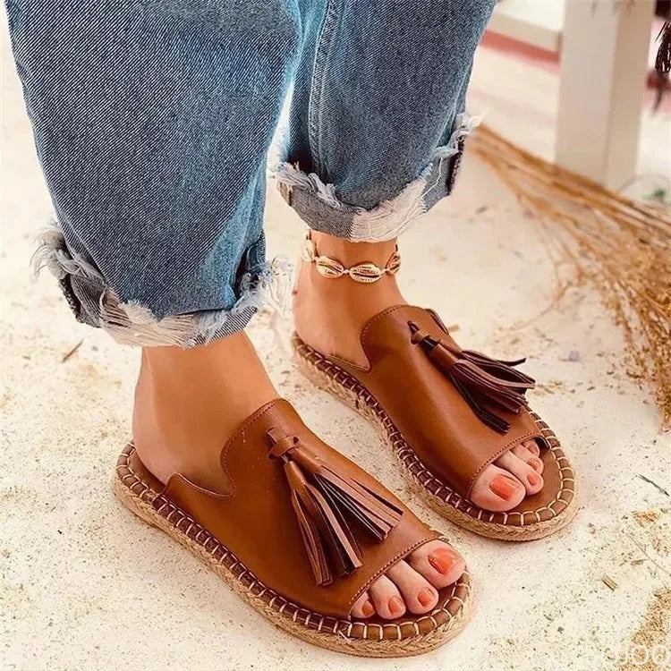 Romane | Sandales Tressées à Enfiler