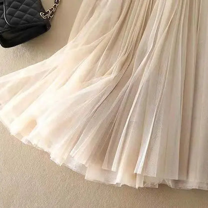 Morgan | Jupe Plissée Fluide Taille Haute