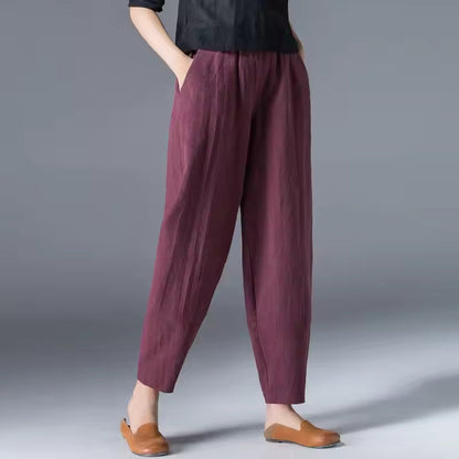 Désirée | Pantalon Été Léger Cheville Resserrée