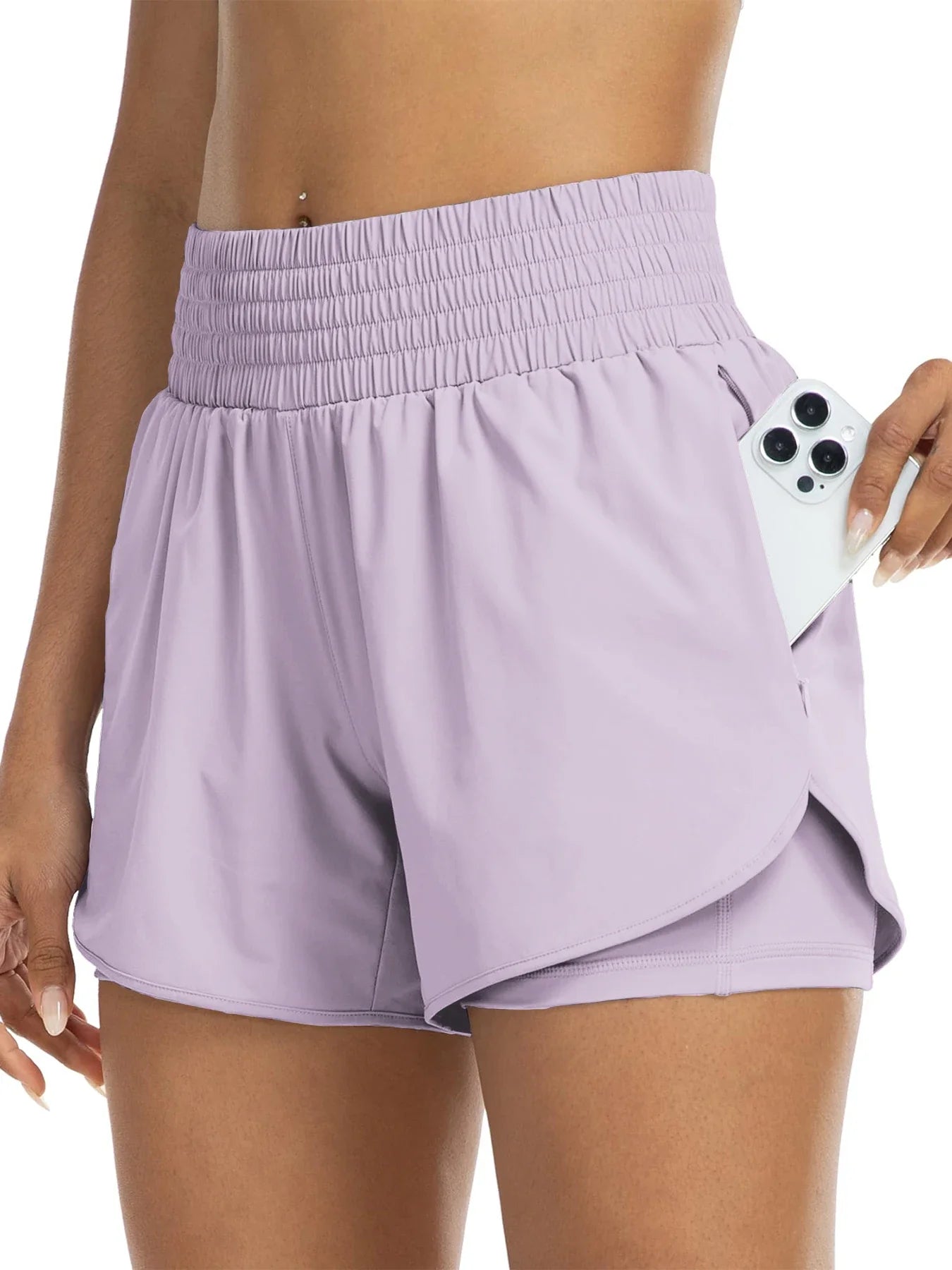Andrea | Short Taille Haute Sport Chic