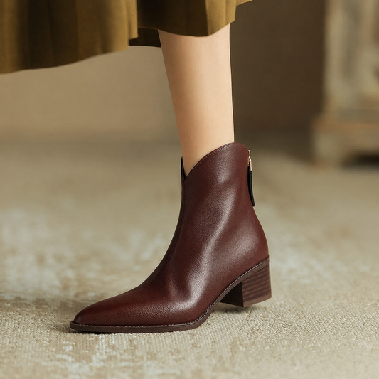 Sidonelle | Bottines Élégantes Ligne Épurée