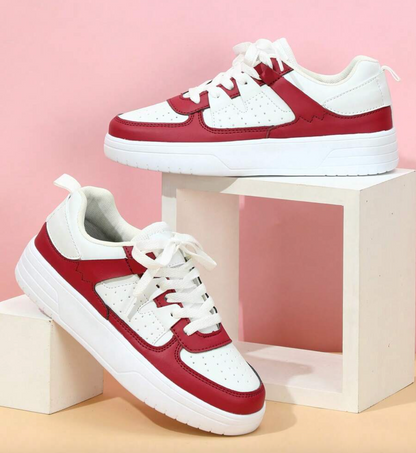Noémie | Baskets Plateforme Color Block