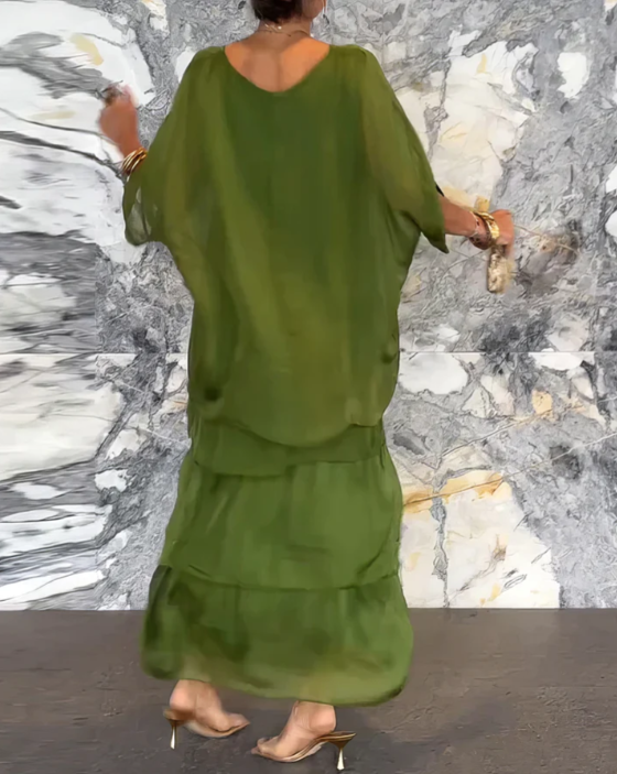 Élodie | Robe Longue Fluide pour Cérémonies