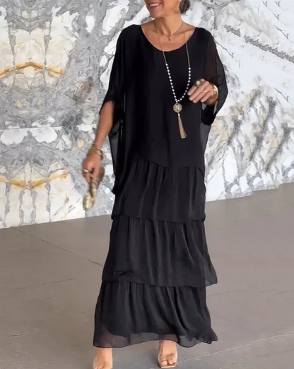 Élodie | Robe Longue Fluide pour Cérémonies