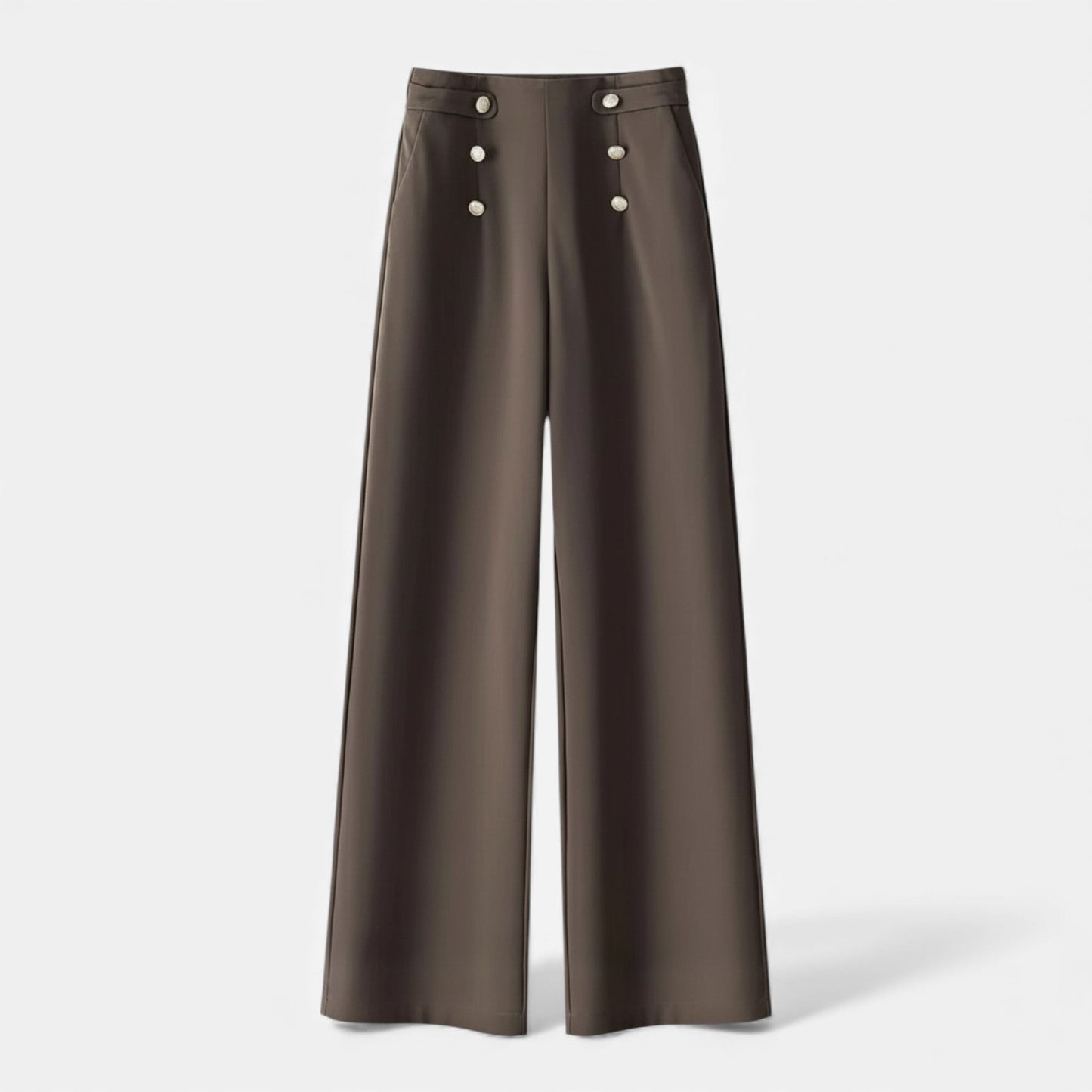 Faustine | Pantalon Large Taille Haute