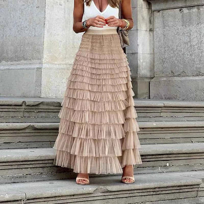 Theresa | Jupe Midi en Tulle Vaporeuse