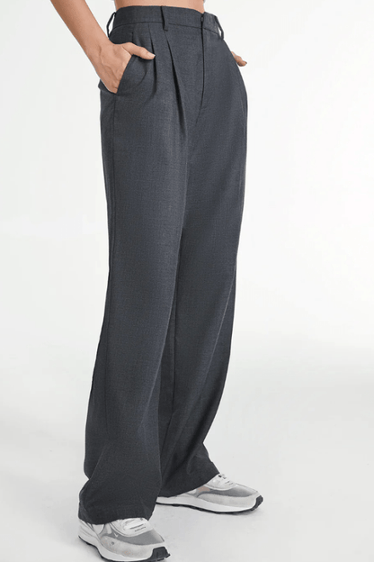 Katell | Pantalon Droit Coupe Épurée