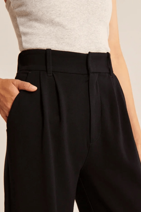 Katell | Pantalon Droit Coupe Épurée