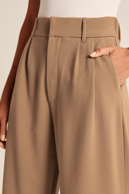 Katell | Pantalon Droit Coupe Épurée