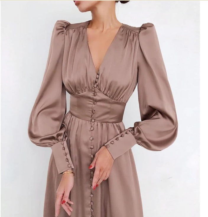 Juliette | Robe en satin femme élégante pour l’été