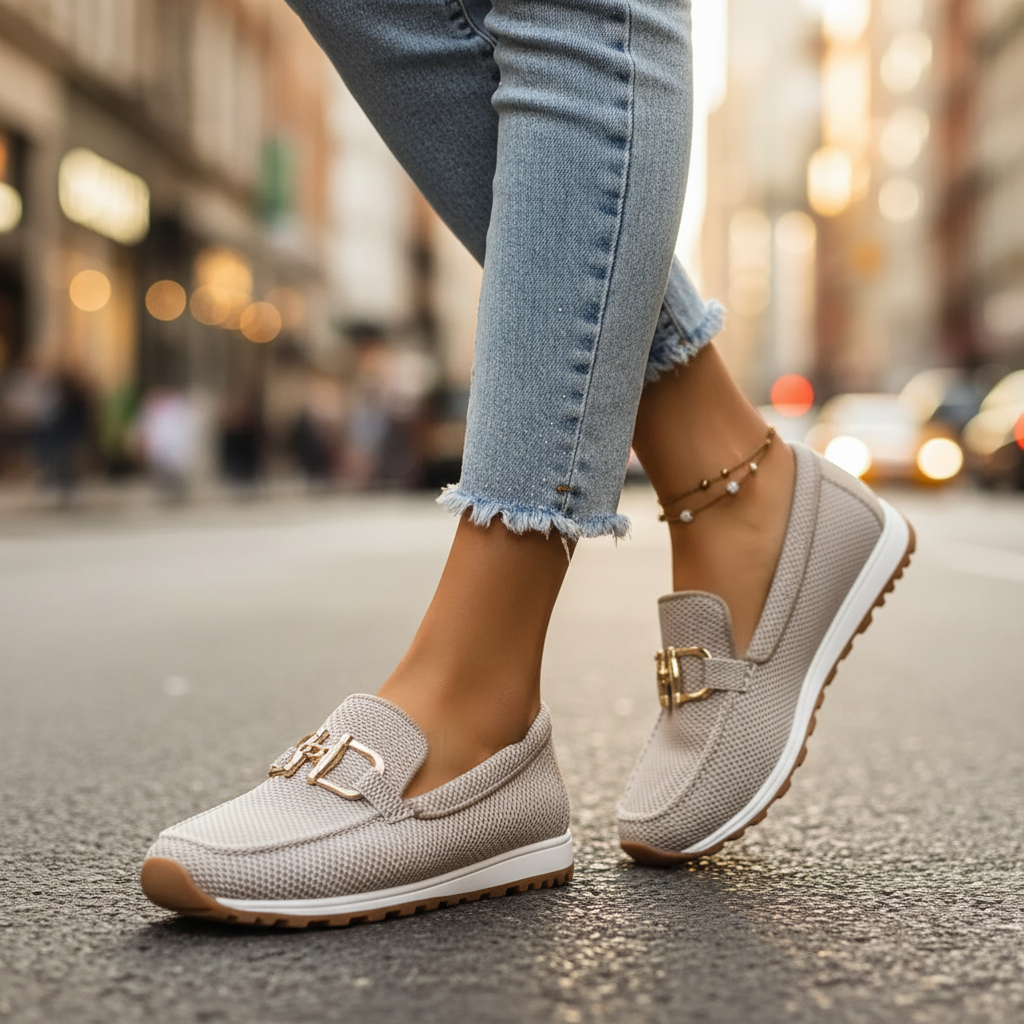 Suzane | Mocassins Souples à Semelle Rembourrée