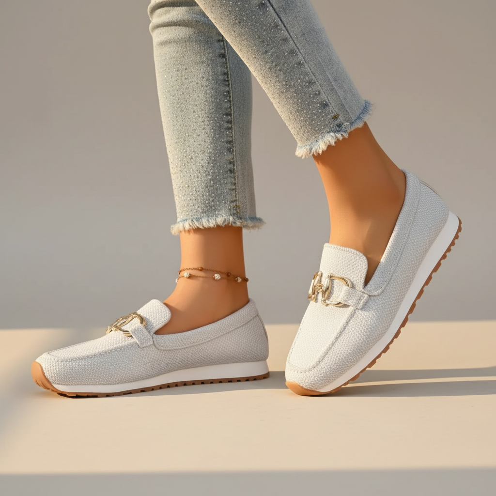 Suzane | Mocassins Souples à Semelle Rembourrée
