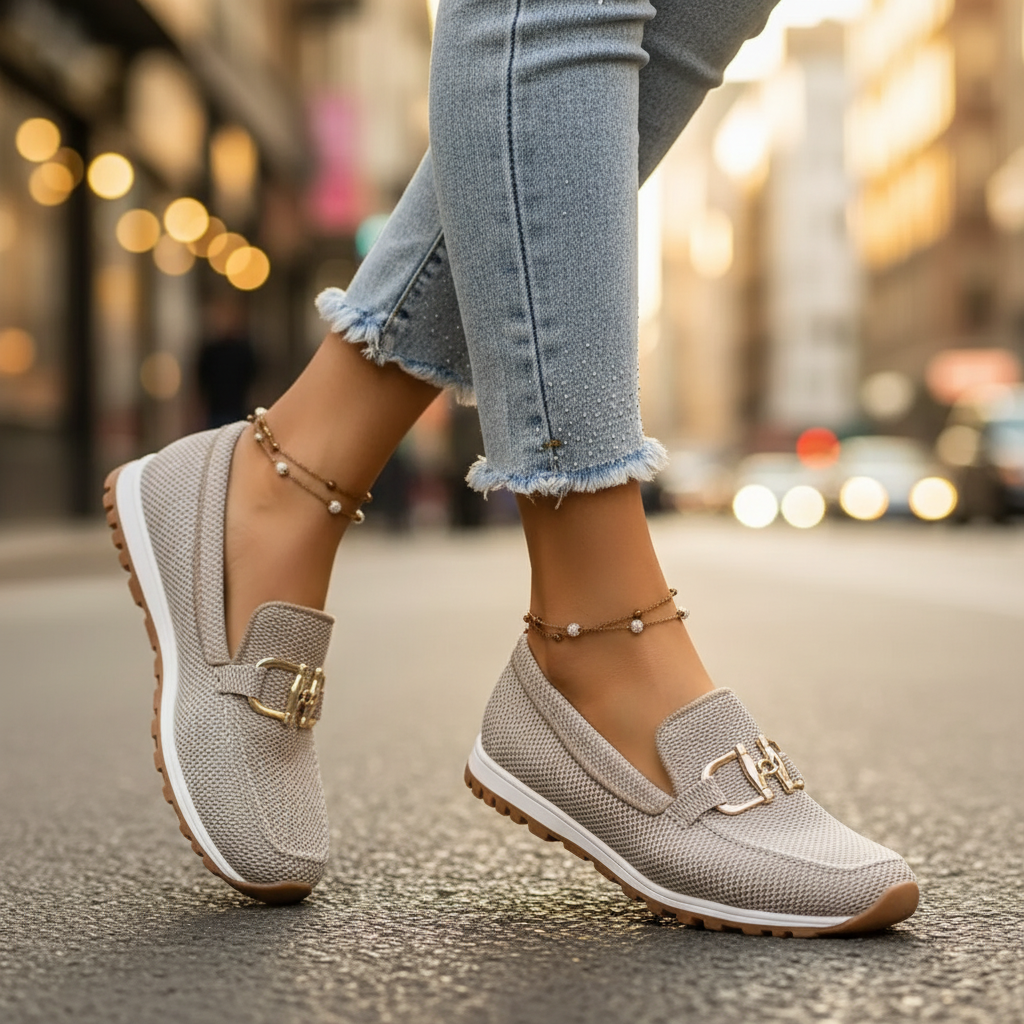 Suzane | Mocassins Souples à Semelle Rembourrée