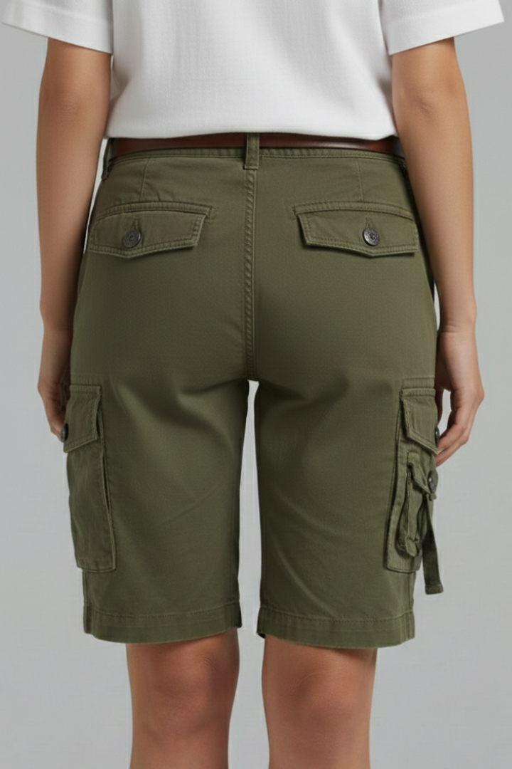 Juliette | Short Cargo Taille Haute pour Été