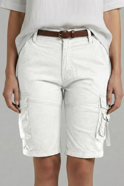 Juliette | Short Cargo Taille Haute pour Été