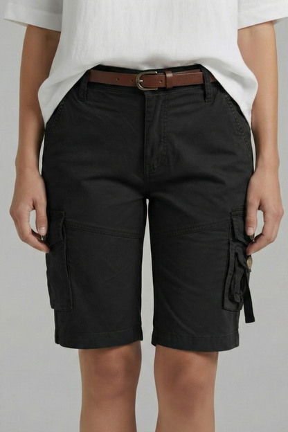 Juliette | Short Cargo Taille Haute pour Été