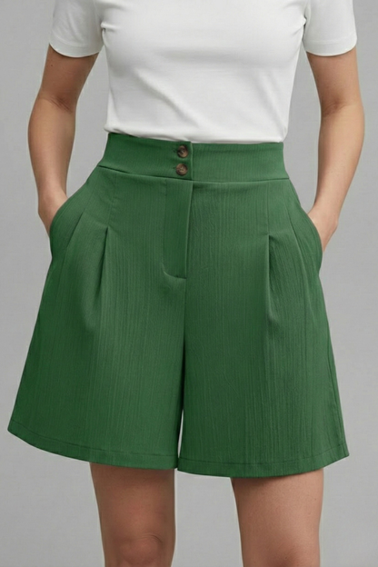 Gabriella | Short Taille Haute à Jambes Larges