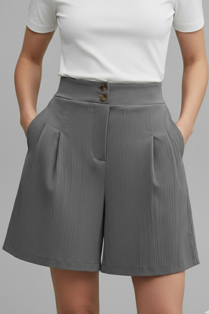 Gabriella | Short Taille Haute à Jambes Larges