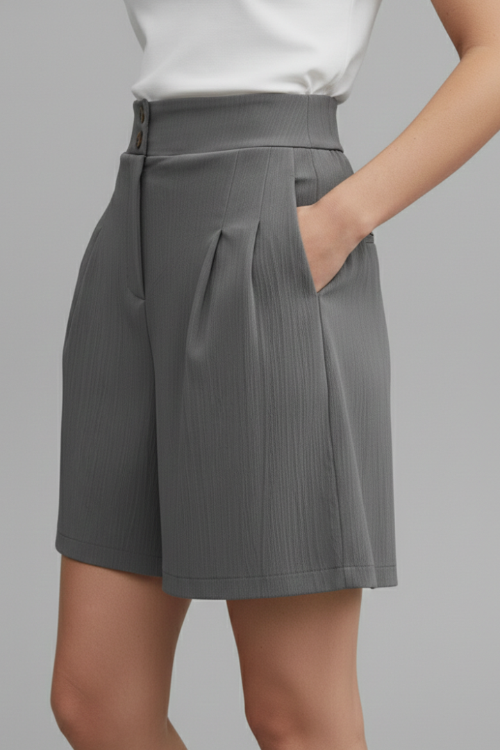 Gabriella | Short Taille Haute à Jambes Larges