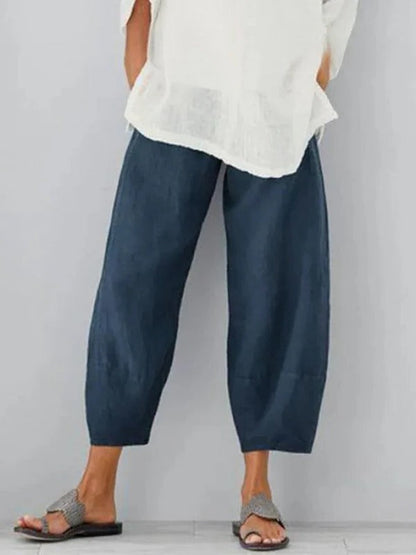 Eugénie | Pantalon Lin Coupe Détendue