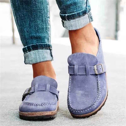 Doriane | Mocassins à Boucle Effet Cuir