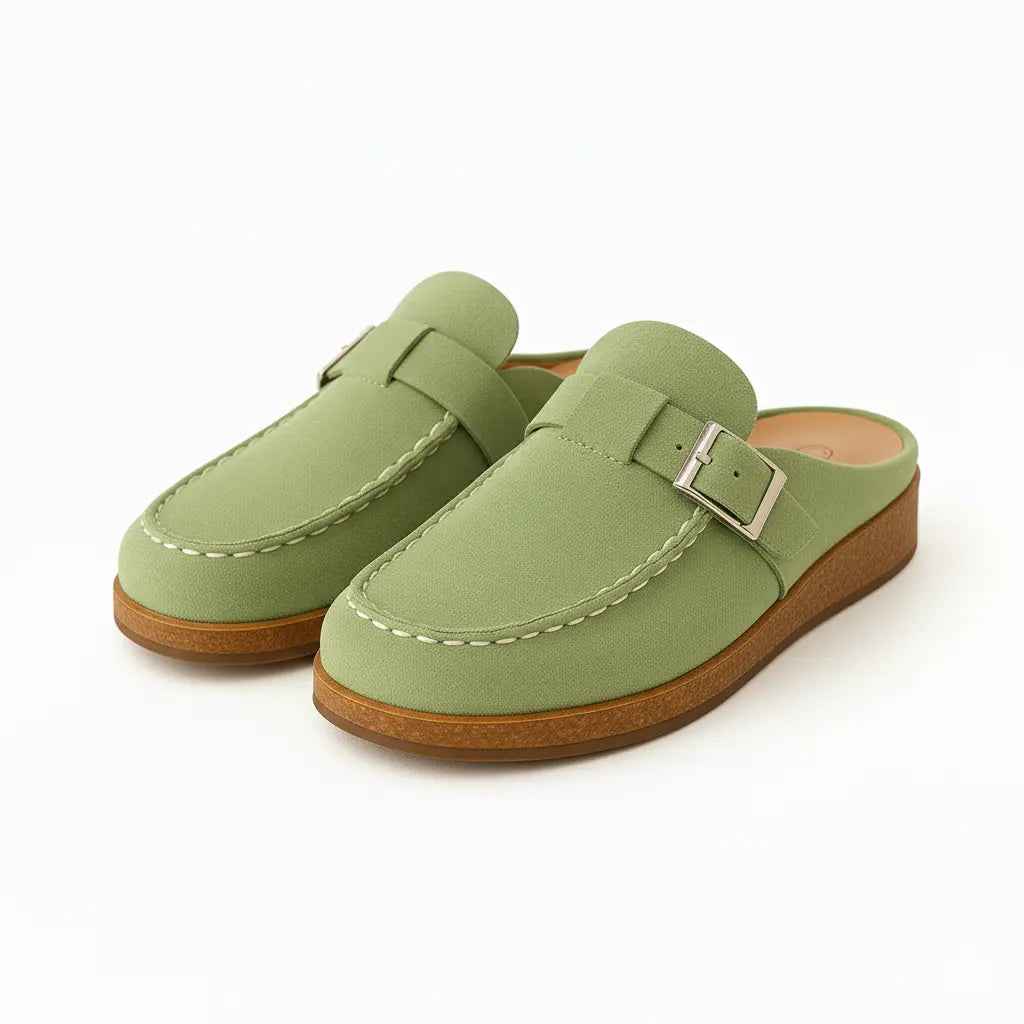 Loïse | Mules à Bride Réglable Dos Ouvert