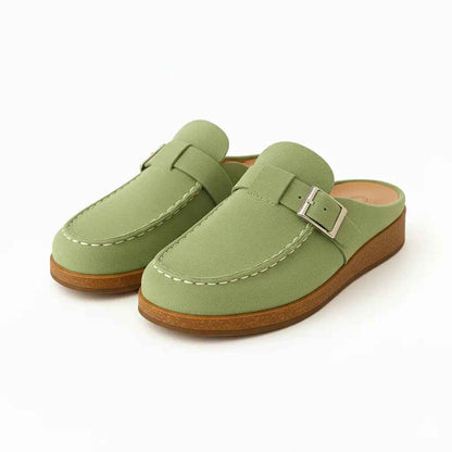 Loïse | Mules à Bride Réglable Dos Ouvert