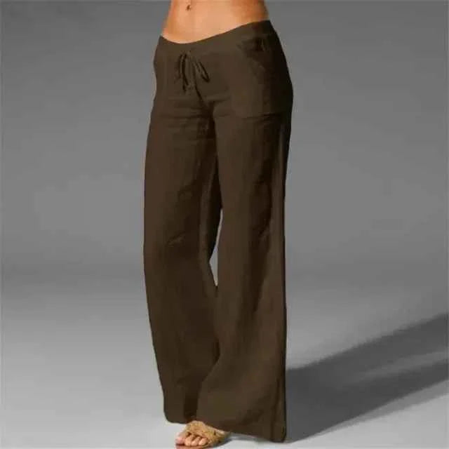 Jacqueline | Pantalon en Lin à Cordon