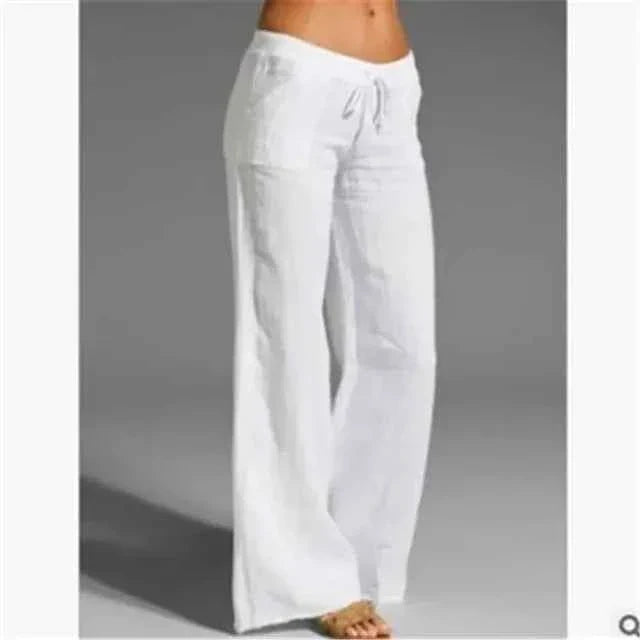 Jacqueline | Pantalon en Lin à Cordon