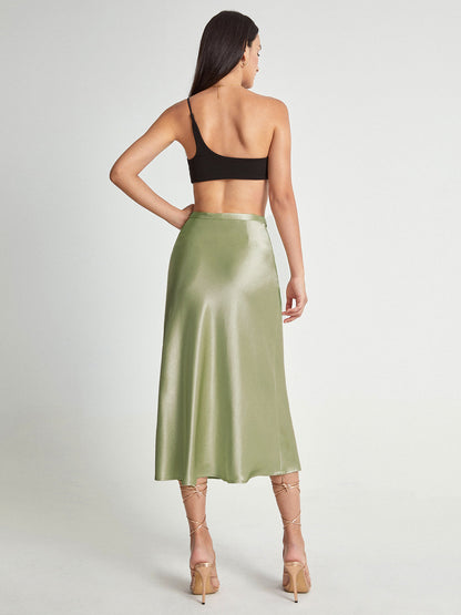 Ysaline | Jupe Midi Taille Haute Élégante
