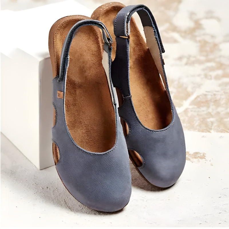 Aurore | Sandales Bout Fermé Bride Arrière pour Ville