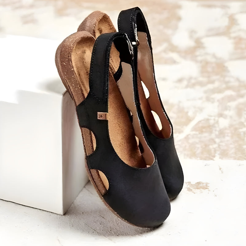 Aurore | Sandales Bout Fermé Bride Arrière pour Ville