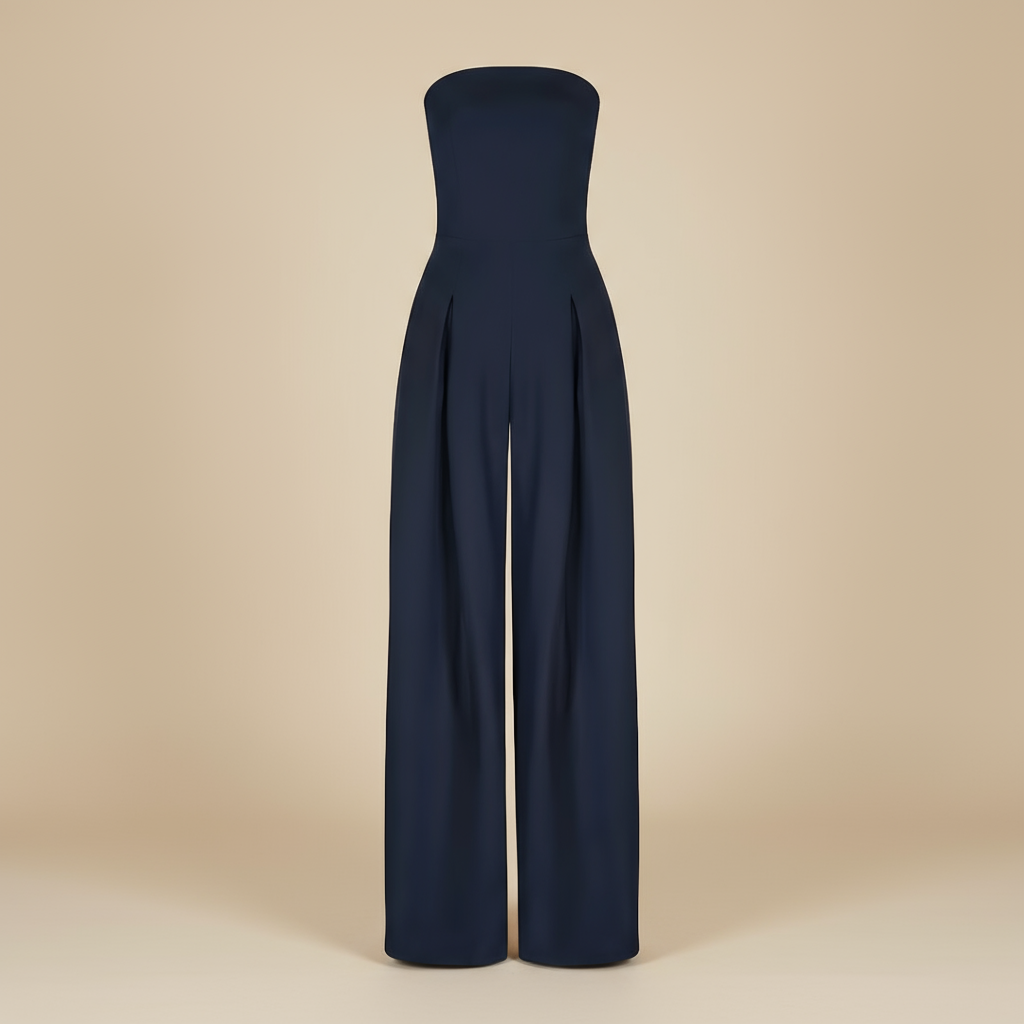 Isla | Combinaison Bustier à Jambes Larges