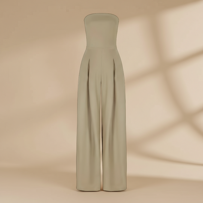 Isla | Combinaison Bustier à Jambes Larges