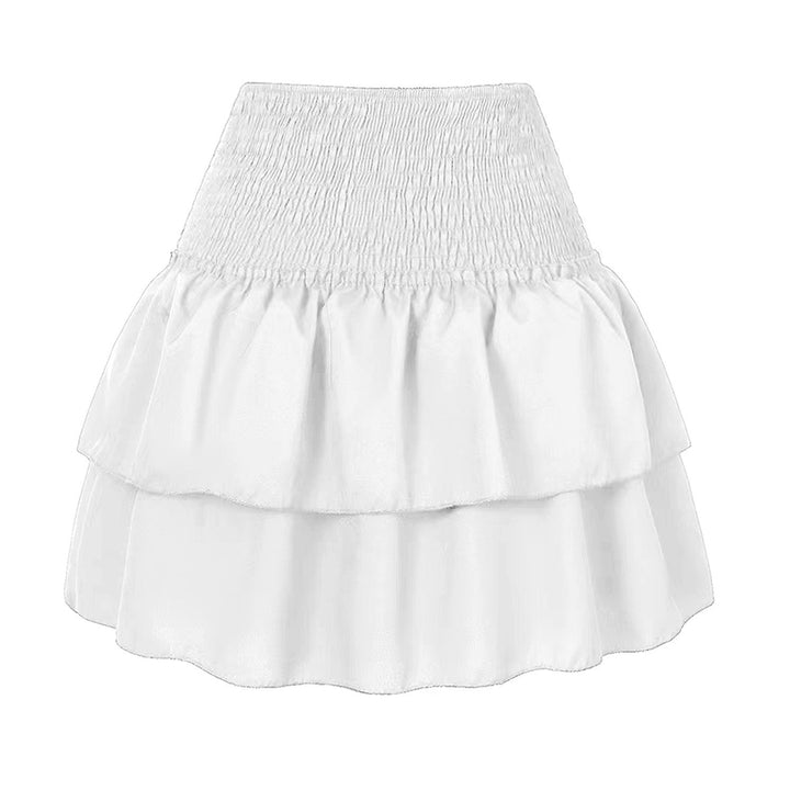 Émilie | Jupe Mini à Volants Imprimé Bohème