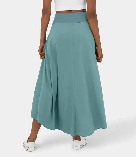 Évelyne | Jupe Maxi Fluide en Maille