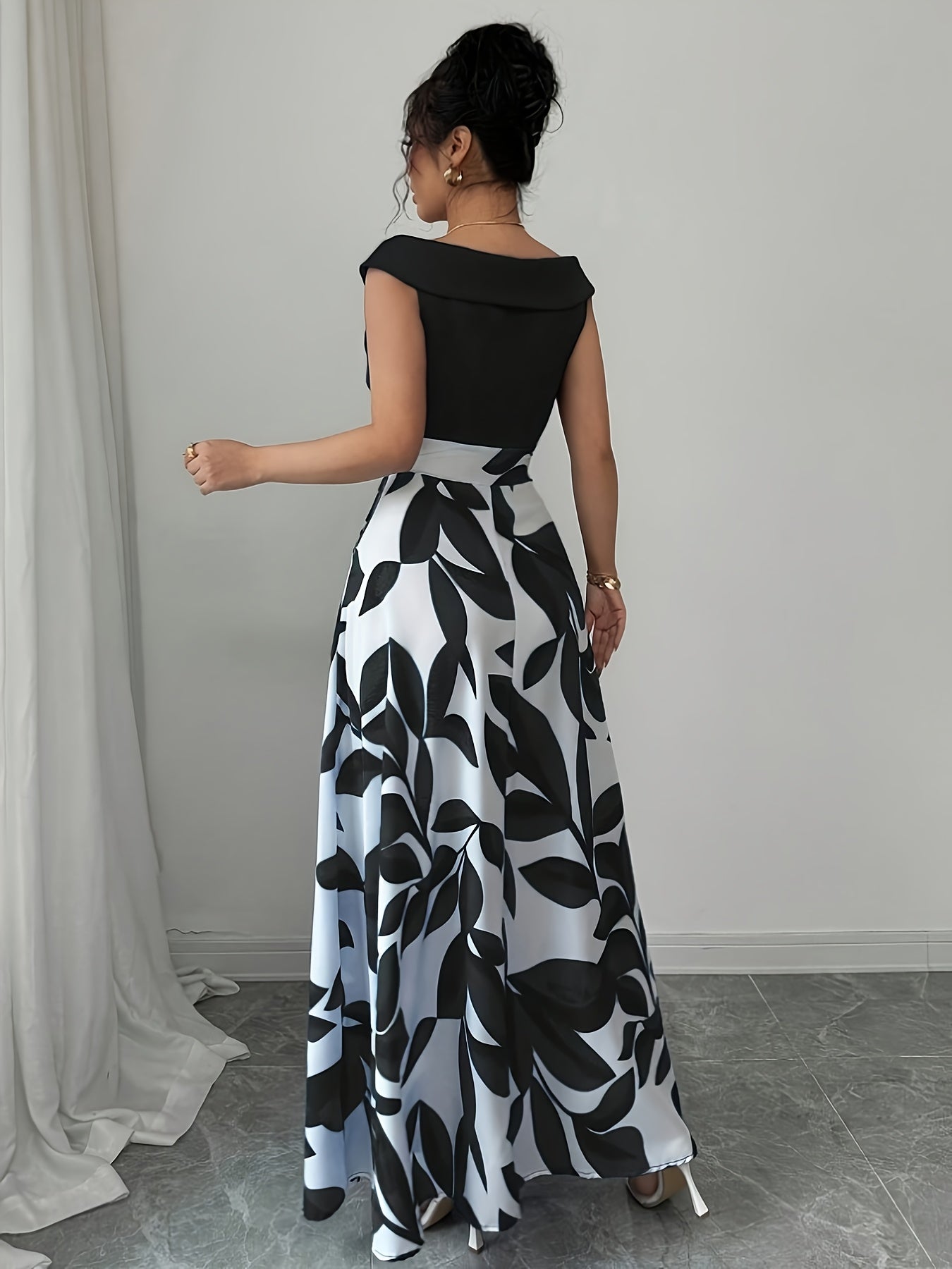 Sibylle | Robe Longue Cérémonie A-Ligne Col V