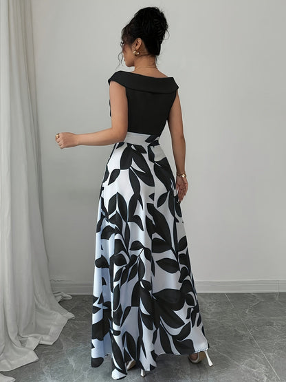Sibylle | Robe Longue Cérémonie A-Ligne Col V