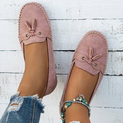 Reagan | Ballerines à Nœud Chic pour Femme